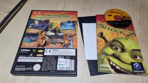 Shrek 2 Nintendo Gamecube UK Pal Good Complete Condition - Picture 3 of 3