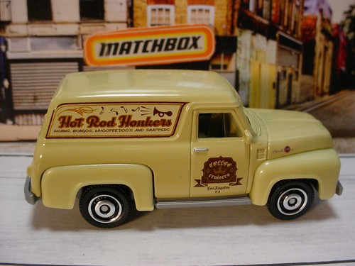 2024 COFFEE CRUISERS V '55 FORD F-100 PANEL DELIVERY☆beige;Rock n☆Matchbox LOOSE - 第 2/3 張圖片