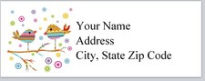 Personalized Address Labels Abstract Birds  bx 79 