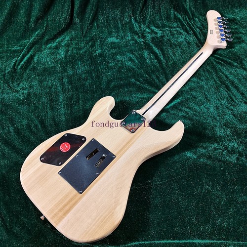 Unfinished Solid Body DIY Electric Guitar Maple Neck Chrome Hardware Fast Ship - Picture 3 of 8