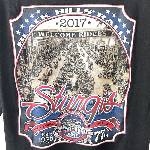 Camiseta Sturgis 2017 Talla S Bicicleta Semana 77ª Anual Black Hills Rally Motocicleta - Imagen 11 de 20