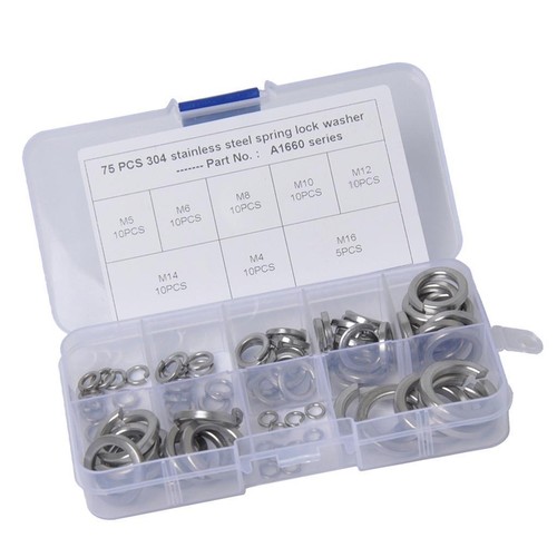 Rondelles élastiques Fendues - M3/M4/M5/M6/M8/M10/M12/M14/M16 - Acier - Picture 4 of 7