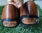 Cole Haan Bragano Italy Brown Woven Leather Loafers Slip-On Shoes Men's 8