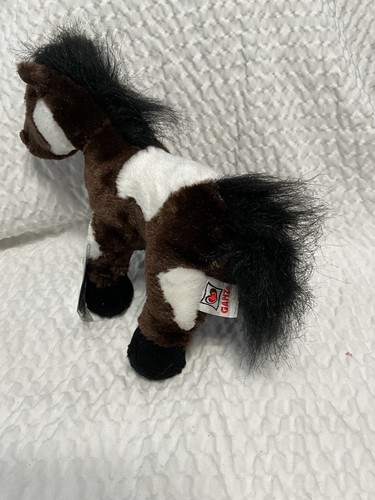 Pony de caballo GANZ Webkinz adopta una mascota pinto HM147 caballo pony código de felpa sin abrir - Imagen 4 de 9