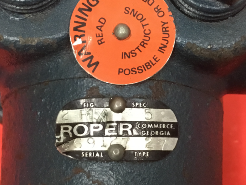 Roper Type 27 - Série G69112 - Pompe à engrenages - INUTILISÉE - Photo 7/7