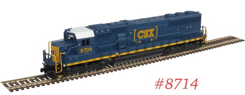 N Scale Atlas 40003956 EMD SD60 CSX YN3B #8714 NIB Diesel Engine Locomotive - Picture 1 of 12