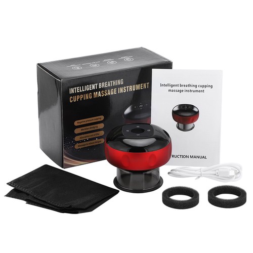 Electric Cupping Therapy Set with Red Light Smart Cupping Gua Sha Massage Device - Picture 2 of 20