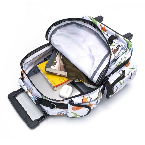18.5" Deluxe Rolling Heavy Duty School Backpack with Wheels - Picture 6 of 28