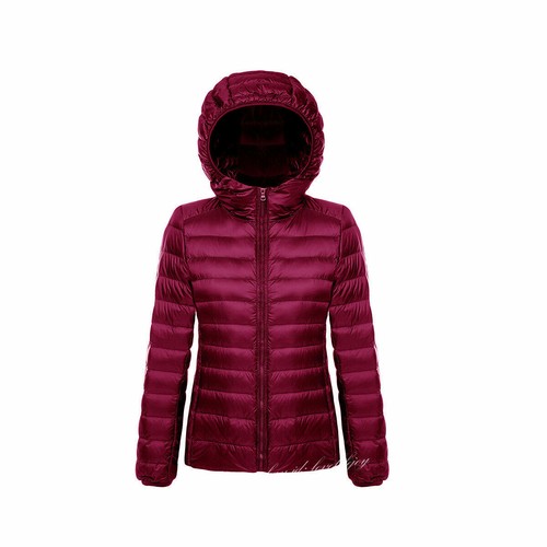 Winter Ultraleicht Damen Entendaunen Mädchen Mantel Kurz Kapuze Jacke Puffer Reißverschluss - Bild 62 von 73