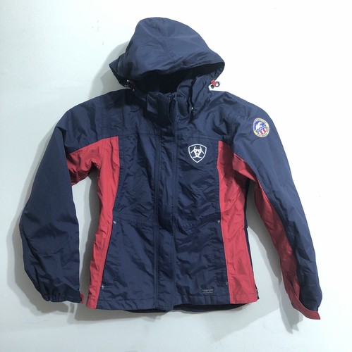 Course Small Team Size Hood Ariat Euc chevaux de Nylon Jacket Womens gq0STFwE