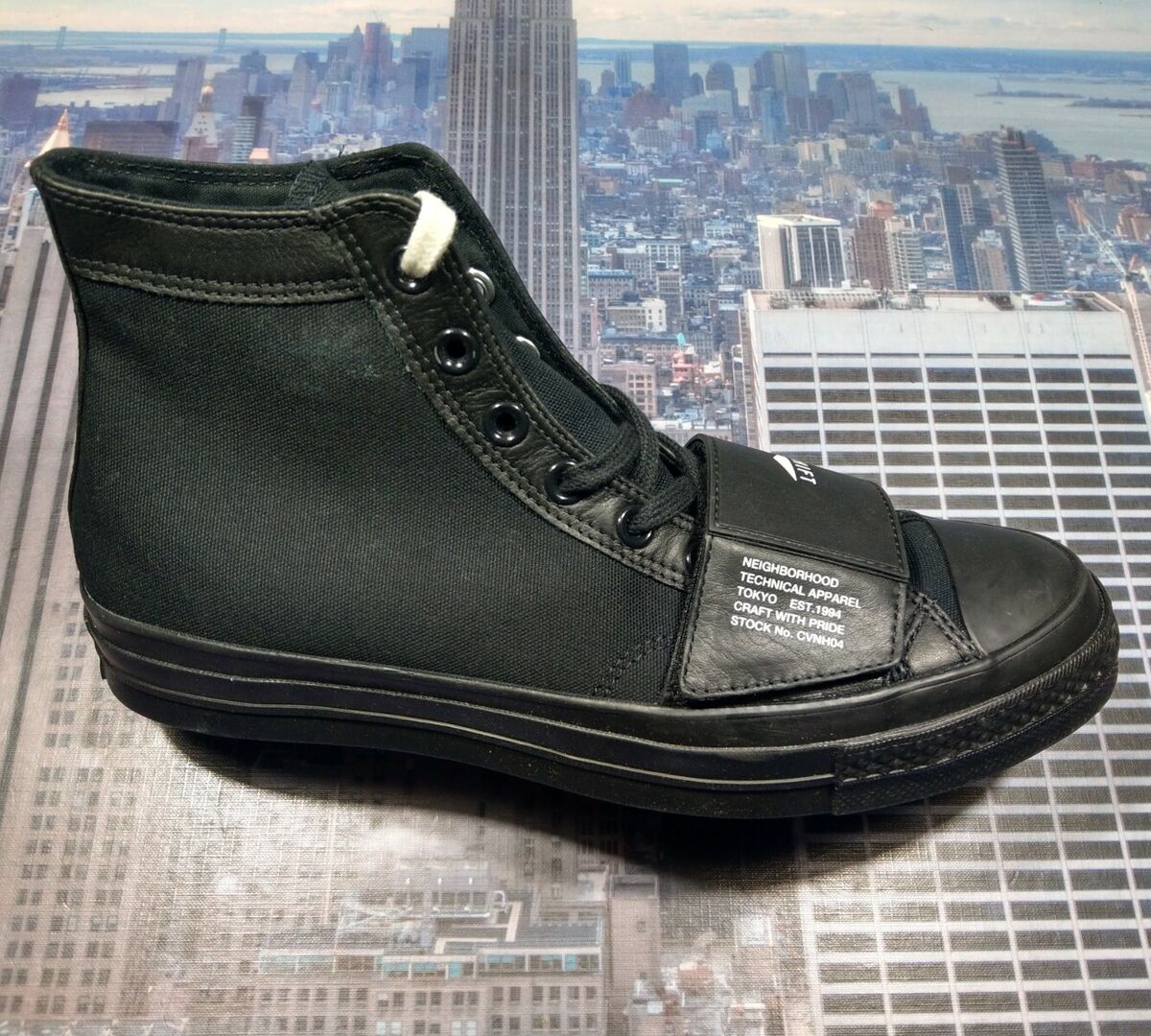 Converse x Neighborhood Chuck 70 High Top Motorcycle Strap Converse x Neighborhood Chuck 70 High Top Motorcycle Strap