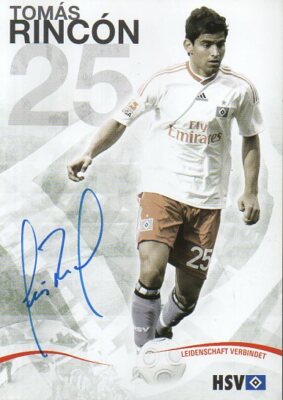 Autogramm - Tomas Rincon (HSV) - 2009/2010