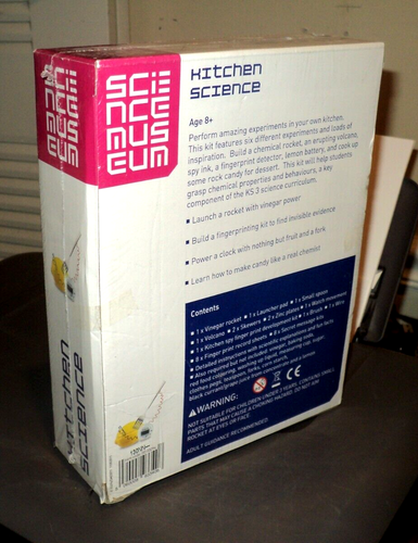 SCIENCE MUSEUM 6 Kitchen Experiments: BRAND NEW: Age 8+: Rocket, Volcano & More - Picture 4 of 6
