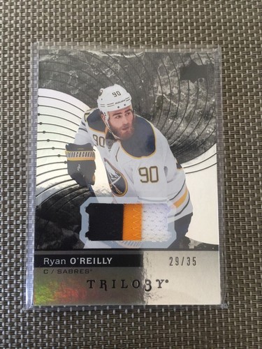 2017 - Upper Deck Trilogy Black - Patch - 29/35 - Ryan O'Reilly #18  - Bild 1 von 2