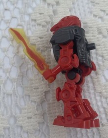 LEGO Furno Mini Red Armor 44021 Light Blue Head Hero Factory Bionicle Minifigure