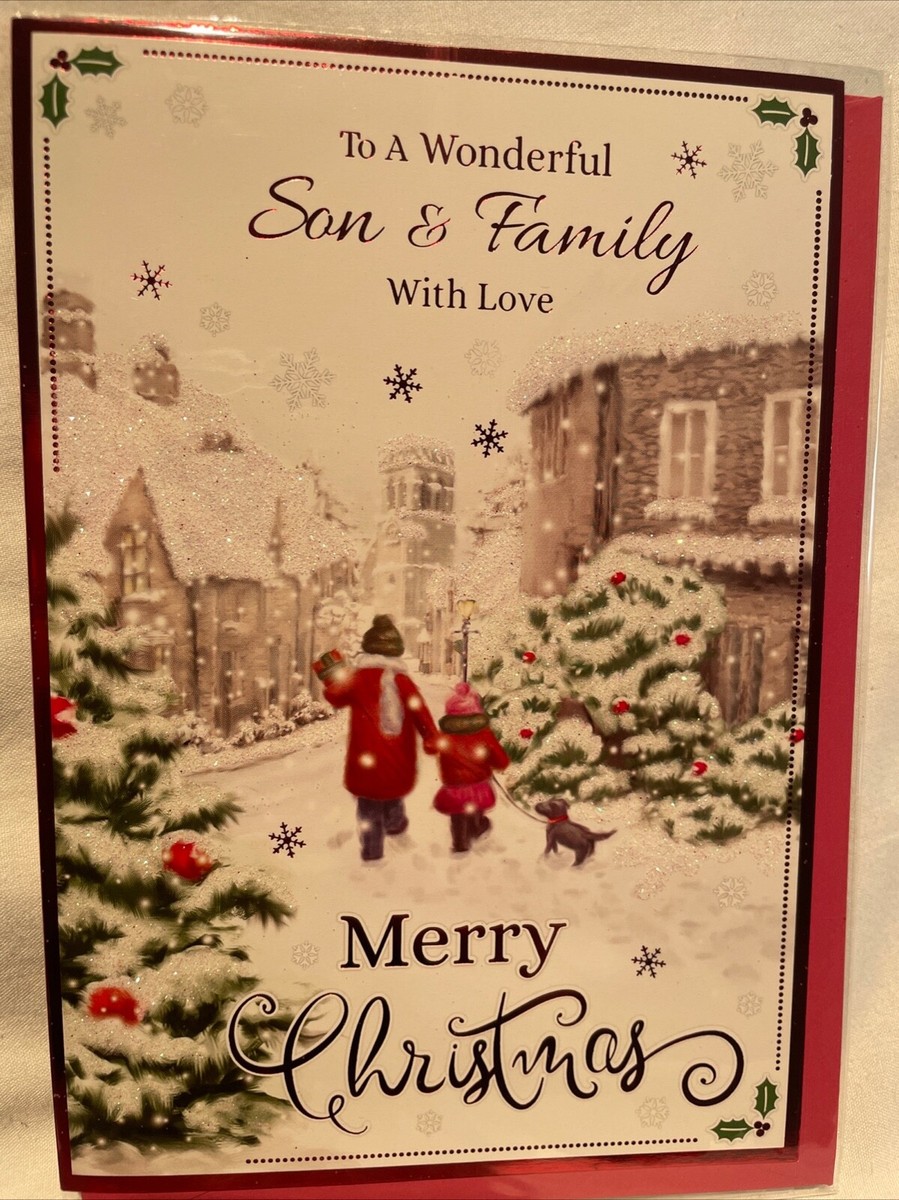 Merry christmas son and family Clearance