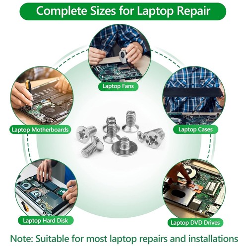 663pcs Laptop Screws M.2 NVMe SSD Mount Kit M2-3 with Screwdriver by LuKaiSen - Afbeelding 3 van 9