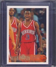 1996-97 Topps Allen Iverson Rookie/RC Sixers