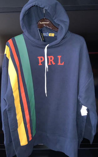 Polo Ralph Lauren Logo Yellow red green hoodie Sz XS/S oversized S-XL NWT$248 - Picture 2 of 7