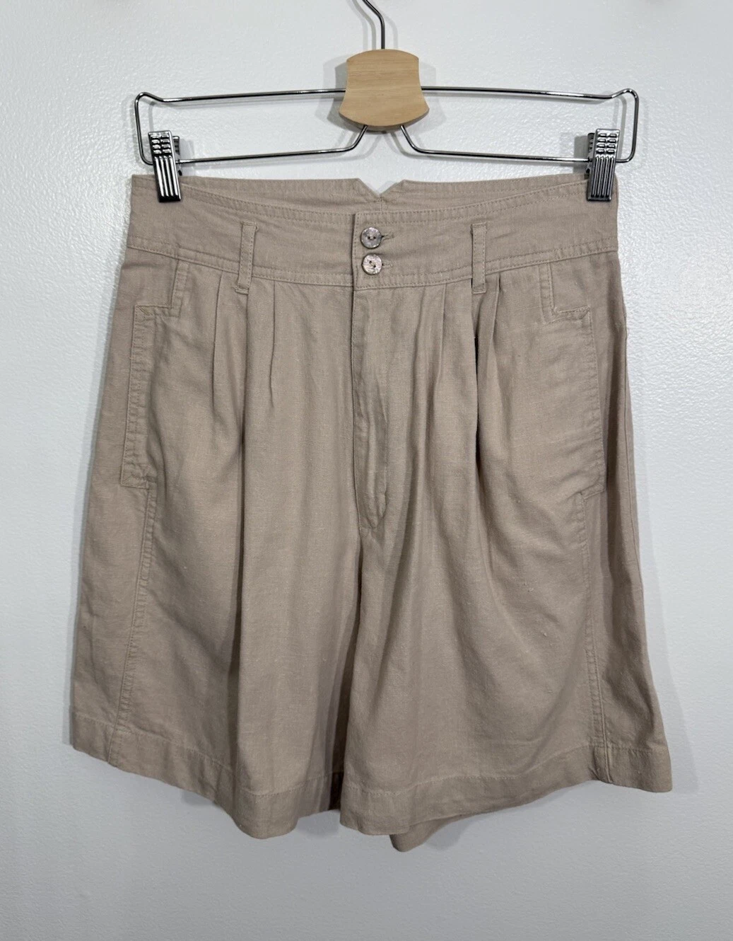 Vintage Trouser Shorts High Rise Linen 1990s Small
Opens in a new window or tab
