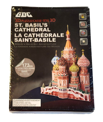 GDC 3D Puzzle St. Basil's Cathedral 173 Pieces XL
