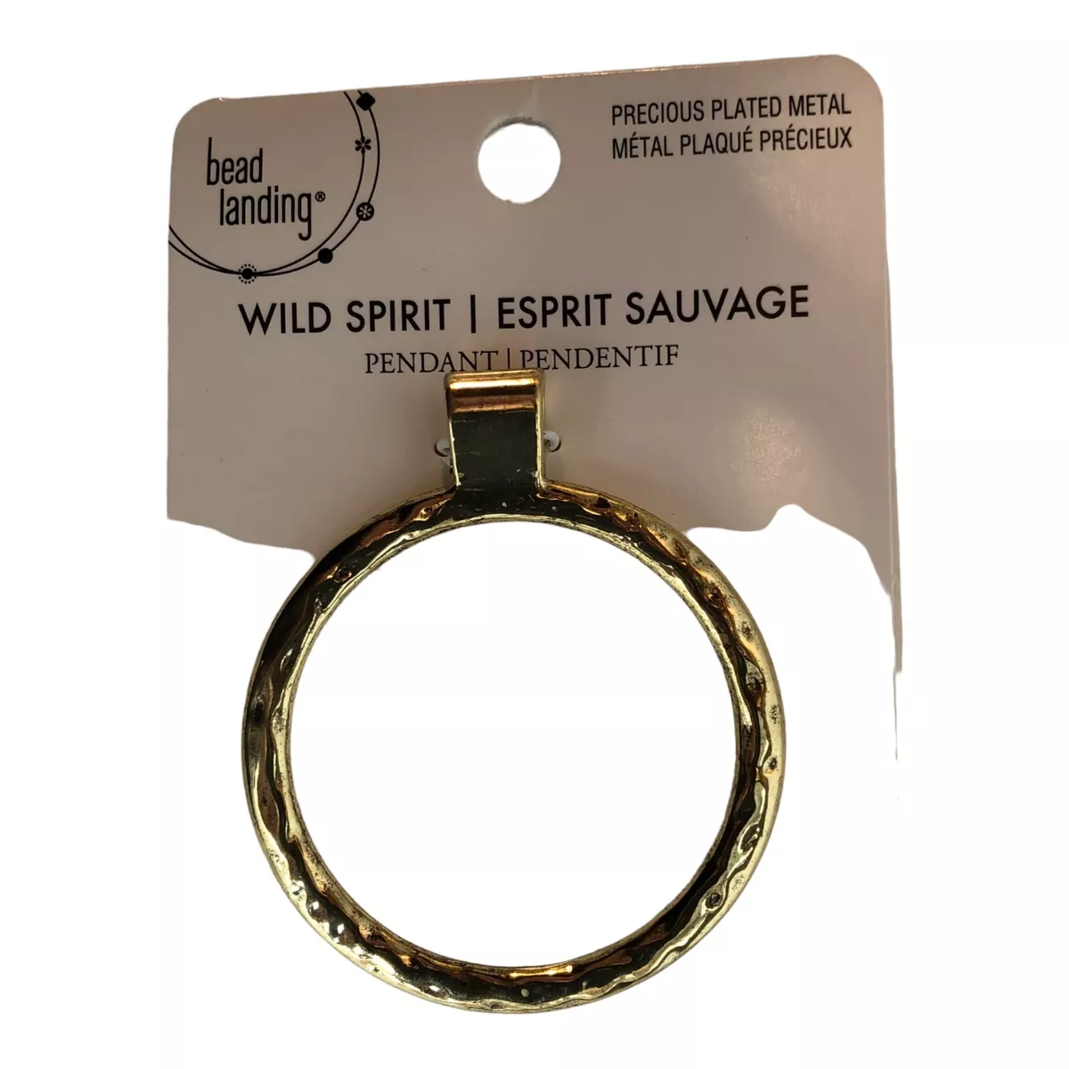 Bead Landing Wild Spirit Pendant Precious Plated Metal Zinc Alloy