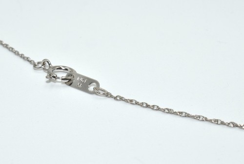 10K White Gold Diamond Accent Filigree Butterfly Pendant Necklace Fine Chain 18" - Picture 9 of 11