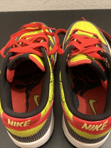 Nike Dunk Low Premium Red Bright Citron WMN'S Size 6 W 2006 313600-061 NB - Picture 10 of 11