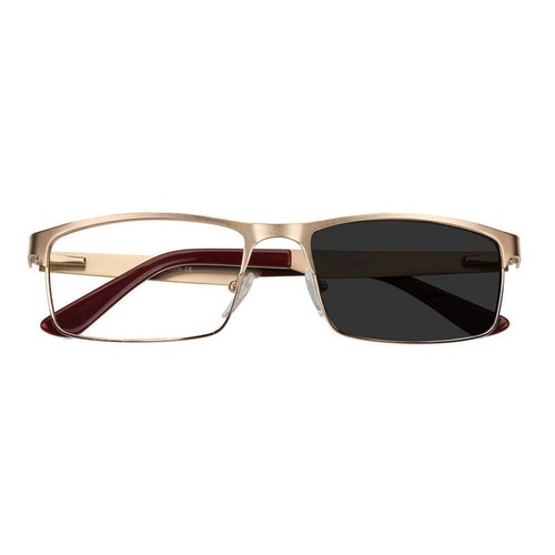 FOTOCHROME Lesebrille eckig Federscharnier rechteckig Sonnenbrille Leser UV - Bild 4 von 11