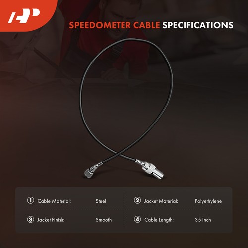 Cable velocímetro A-Premium 35 pulgadas para Ford F150 F250 Mustang Lincoln Mercury - Imagen 3 de 10
