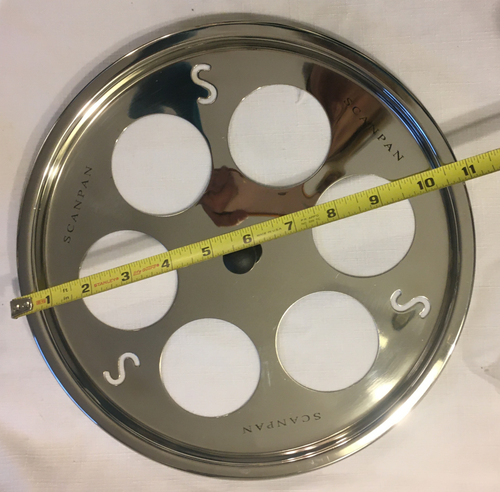 Scanpan TECHNIQ Eierpochierer Einsatz Edelstahl 6 Antihaftbecher NEU im Karton - Bild 9 von 20