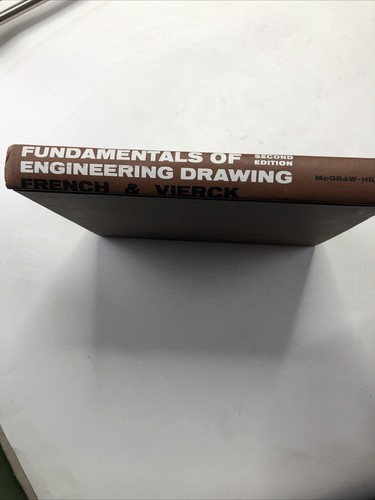 Fundamentals Of Engineering Drawing Thomas French 2nd Edition 1966 HB - Picture 3 of 10
