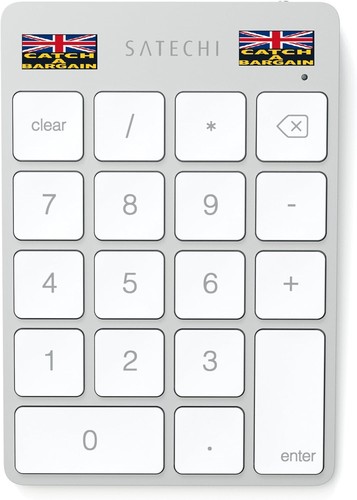 Satechi Slim Aluminium Bluetooth Wireless 18-Key Keypad Keyboard (E633) - Picture 3 of 8