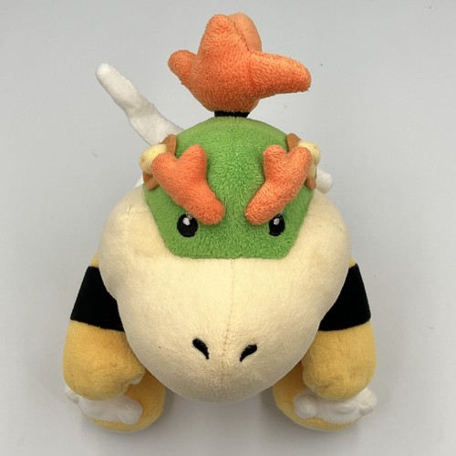 stuffed toy 17cm Super Mario Bowser Jr. S size AUTHENTIC 2009 Sanei japan anime - Picture 6 of 9