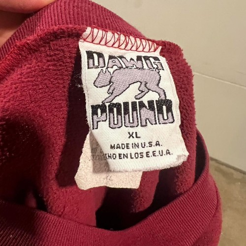 Vintage made in USA Dawg Pound crewneck tagged size xl - Picture 5 of 6