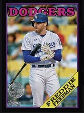 [DIGITAL] Topps Bunt - Freddie Freeman - 1988 Topps Baseball 23 S3 - Black Base