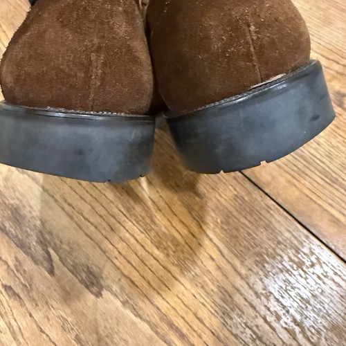 Bruno Magli Marcello Suede Oxfords Leather Gore Tex Shoes Brown Men 11.5 Italy - Picture 3 of 11