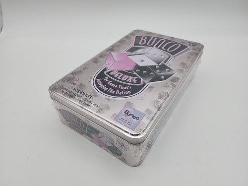 Bunco Deluxe Game in Collectors Tin - factory sealed NOS