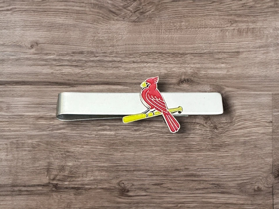 Gemelos, clip de corbata o juego completo de los Cardenales de San Luis Foto 4 de 4