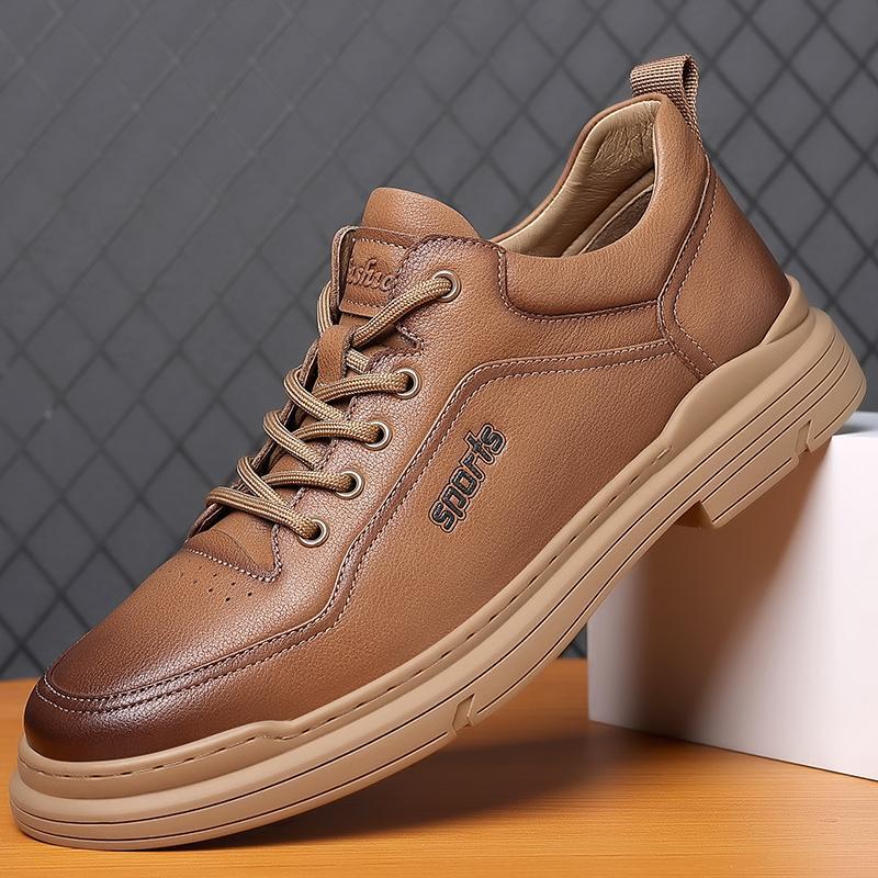 SAOLA Uomo Tempo Libero Sport Pompa Punta Rotonda Comfort Traspirante Board Oxford Lace Up Scarpe