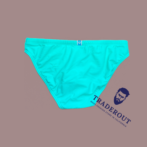 Arena men aqua blue Swim Brief bikini swimwear swimsuit size 36 38 40 - Picture 7 of 8