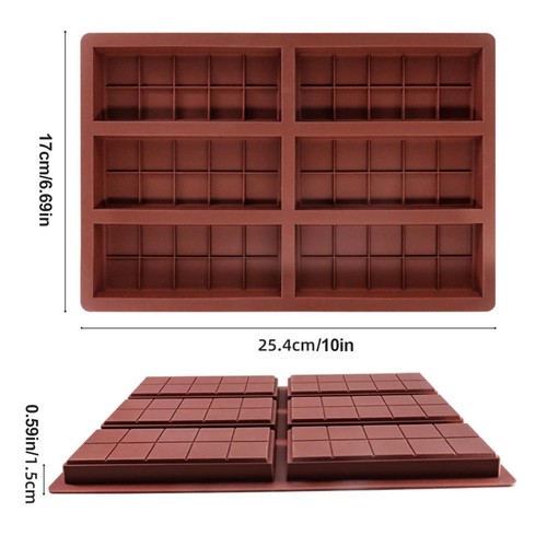 Chocolate Bar Mold Deep Silicone Dubai Chocolate Candy Bar Mold Non Stick - Picture 2 of 12
