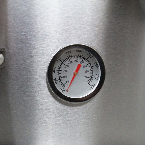 Horno de Pizza de Sobremesa Ahumador de Exterior Barbacoa Acero Inoxidable - Imagen 5 de 12
