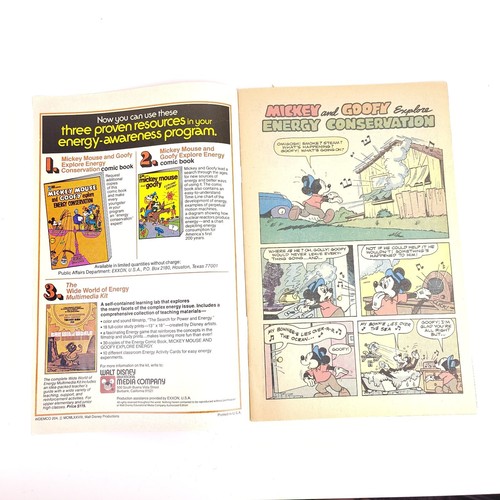 Mickey Mouse and Goofy Explore Energy Conservation - Disney Comics 1978 - Foto 3 di 5
