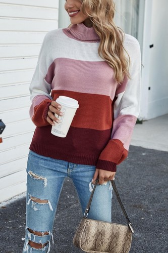 Color Blocked Cozy Sweater - Bild 5 von 26