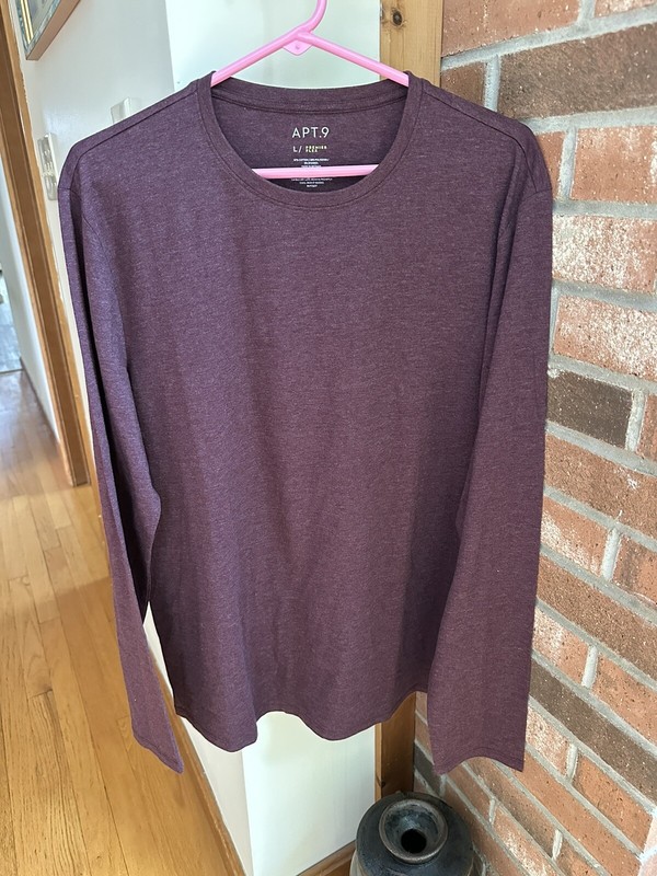 Men’s Apt 9 Premier Flex Long Sleeve Shirt Size Large 