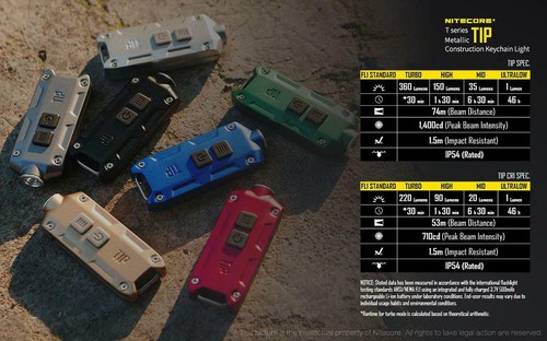 Konvolut: Nitecore UT32 Dual Emitter Stirnlampe mit NL189 Akku + Spitze Schlüsselanhänger Licht - Bild 10 von 11