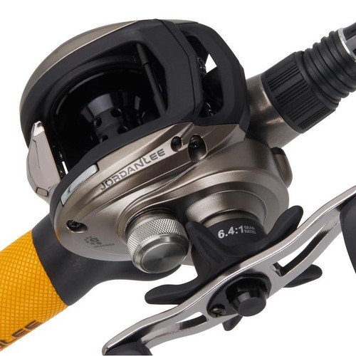 Lightweight Graphite Fishing Rod Reel Combo 6 Bearing Smooth Drag 29 In Recovery - Picture 6 of 9