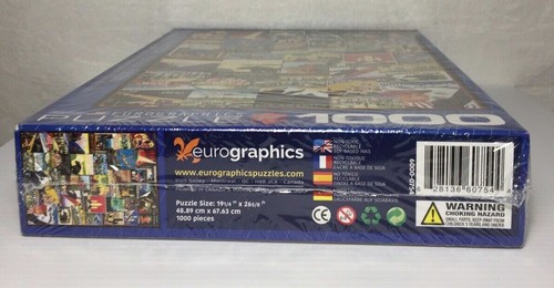 Eurographics Travel USA Vintage Posters Jigsaw 1000 Pcs Puzzle . New - Picture 3 of 5