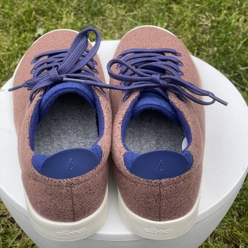 Allbirds Wool Piper Shoes Mens 10 Brown Blue Cocoa Haze Sneakers Comfort - Picture 8 of 13